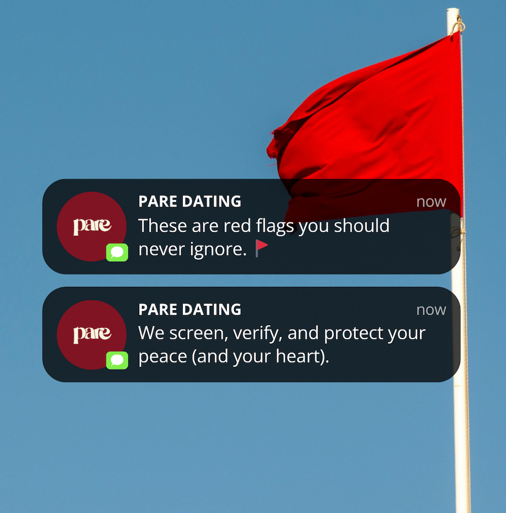 ๐ฉ The Biggest Text Red Flags โ And How Pare Prevents Them